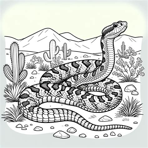 rattlesnake coloring pages