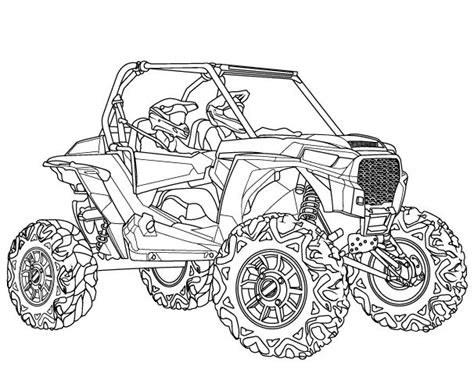 razor side by side coloring pages