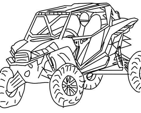 razor side by side coloring pages