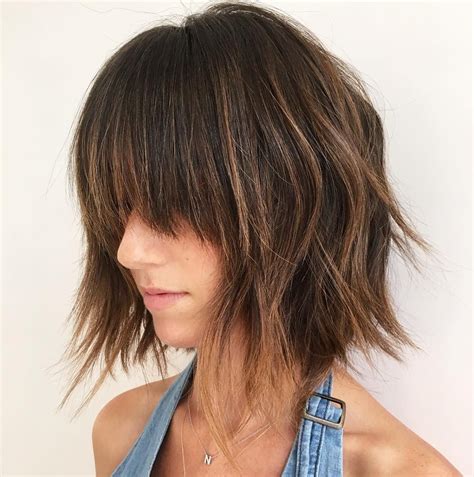 razored bob for thick hair