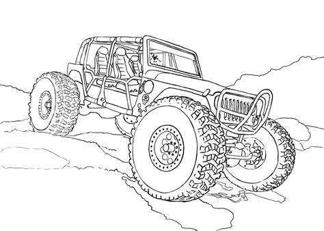 rc car coloring pages