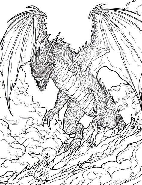 real dragon coloring pages