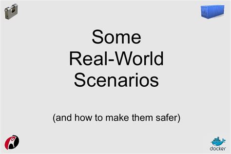 real world scenarios