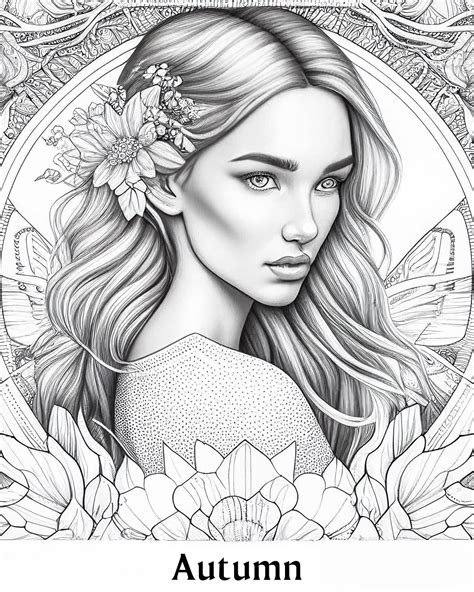 realistic adult coloring pages