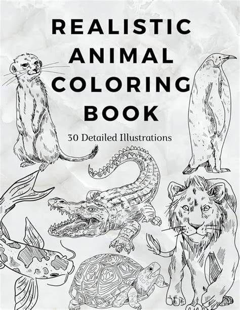 realistic coloring books