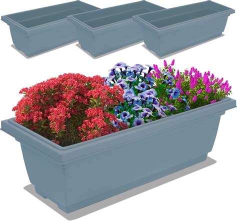 rectangular plastic planters