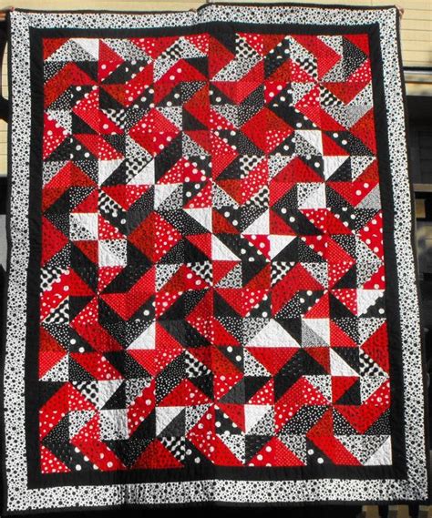 red and black quilt patterns