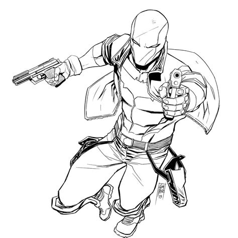 red hood coloring pages
