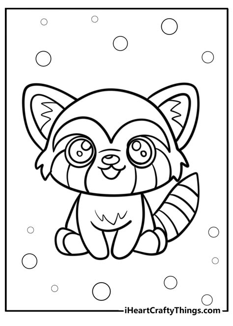 red panda printable pictures