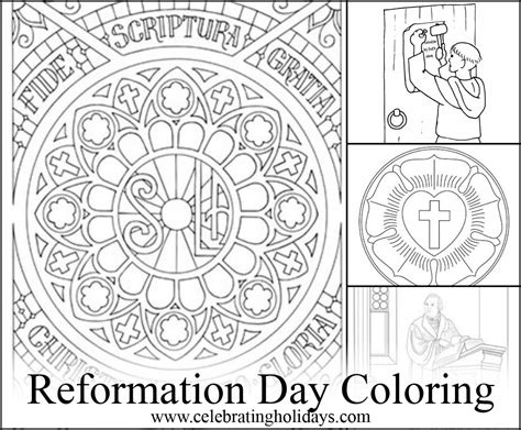 reformation coloring pages