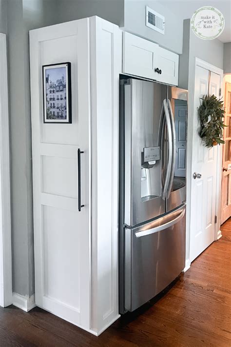 refrigerator enclosure ideas