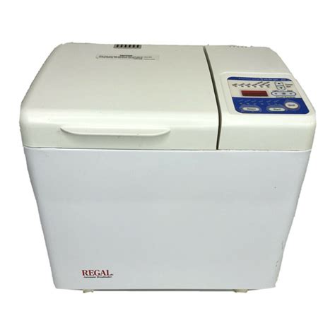 regal bread maker recipes