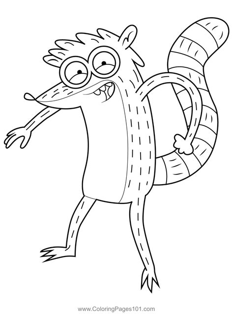 regular show coloring pages