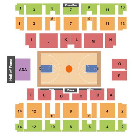 Reilly Center Seating Chart