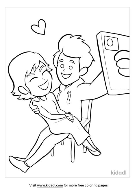 relationship coloring pages