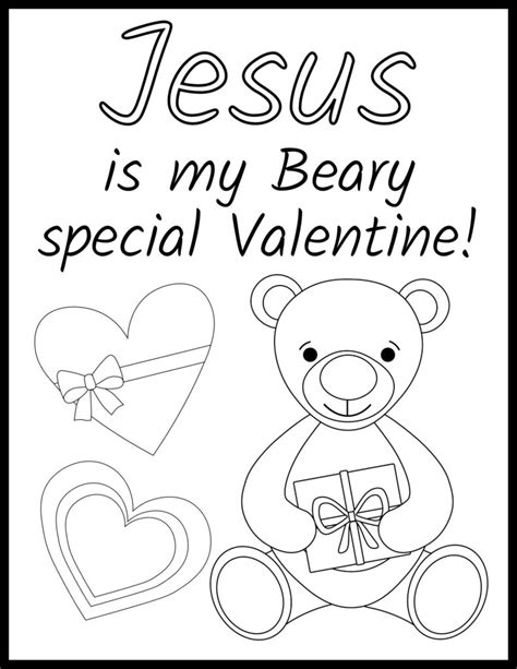 religious valentine coloring pages