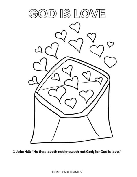 religious valentine coloring pages