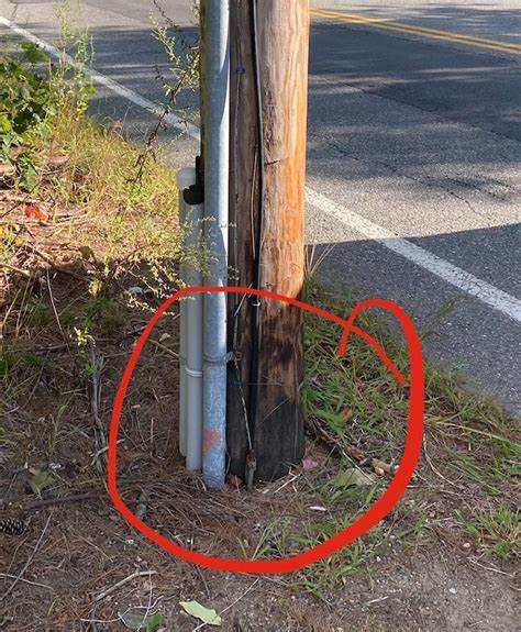 remove broken pole