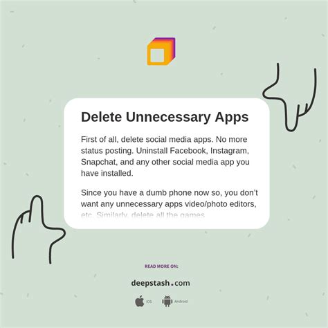 Remove Unnecessary Apps and Data