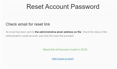 Reset Your Password Link