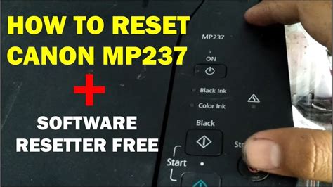reset printer canon mp237