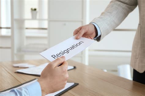 resignation meeting