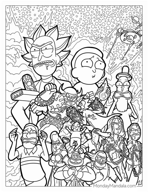 rick and morty coloring book pdf