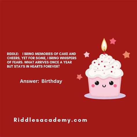 riddles birthday