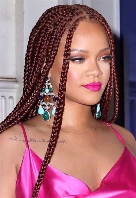 rihanna short braids