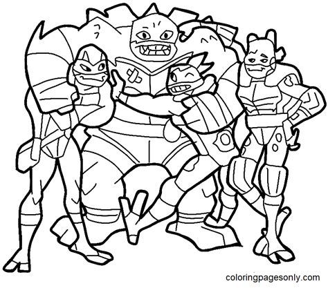 rise of the ninja turtles coloring pages