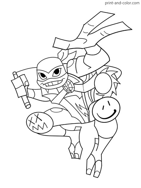 rise of the teenage mutant ninja turtles coloring pages