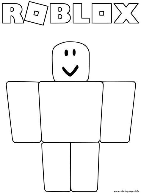 roblox coloring pages noob