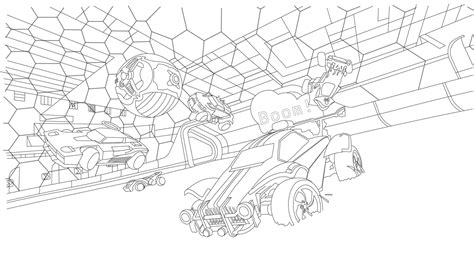 rocket league coloring pages