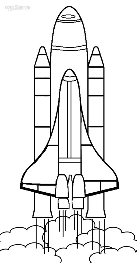 rocketship coloring pages