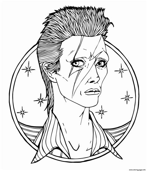 rockstar coloring pages