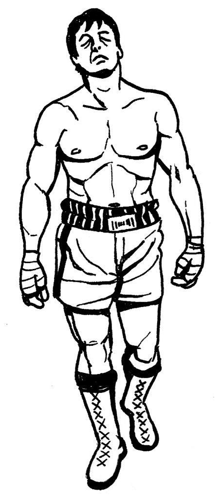 rocky balboa coloring pages