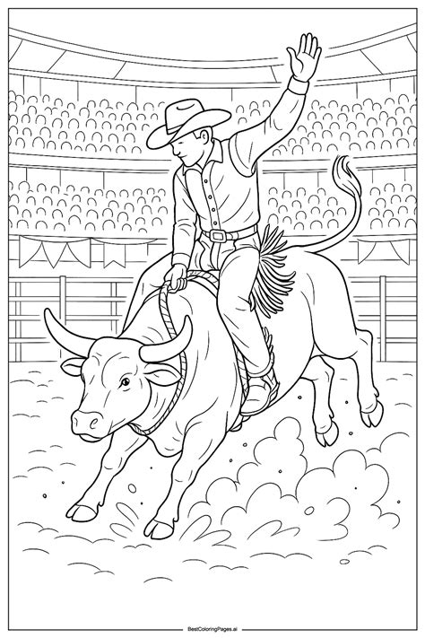 rodeo coloring pages