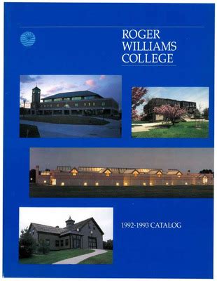 Roger Williams Course Catalog