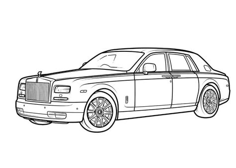 rolls royce coloring pages