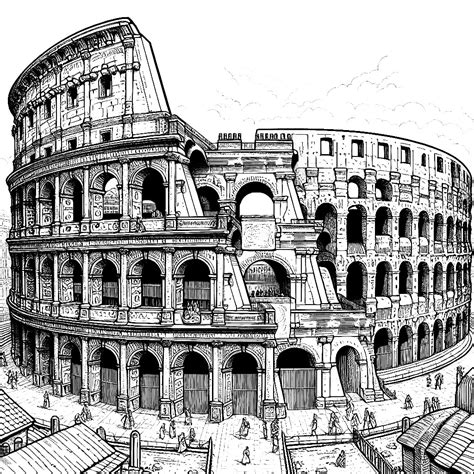 rome coloring pages