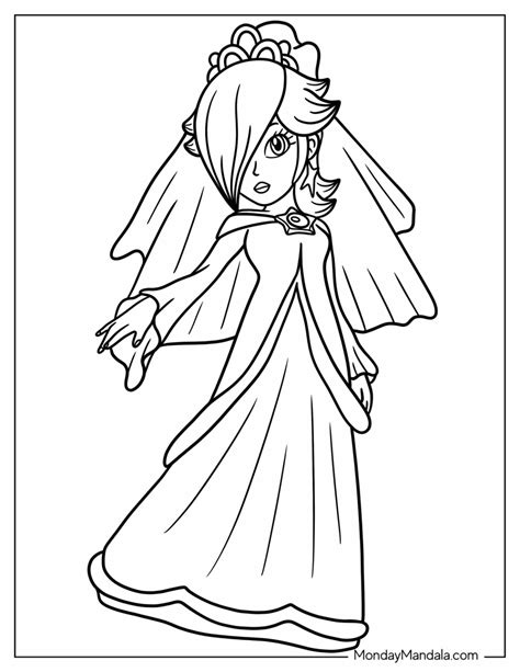 rosalina coloring pages