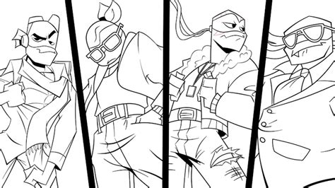 rottmnt coloring pages