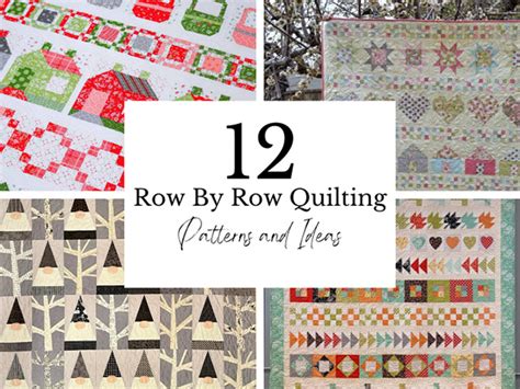 row by row quilt patterns free
