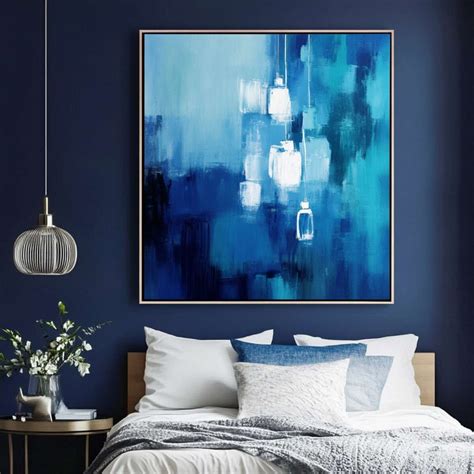 royal blue wall decor