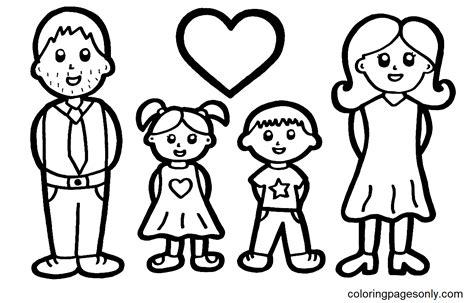 royalty family coloring pages