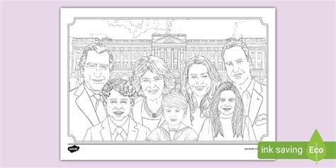 royalty family coloring pages