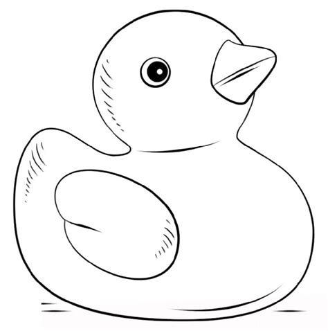 rubber ducky coloring pages