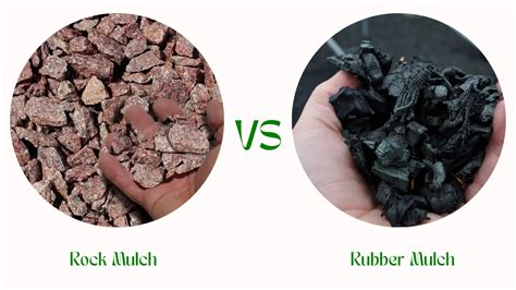 rubber mulch vs rock