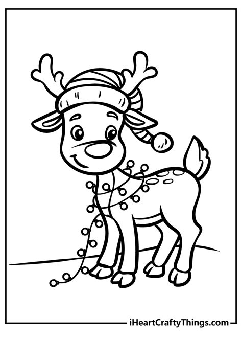 rudolph coloring pages free