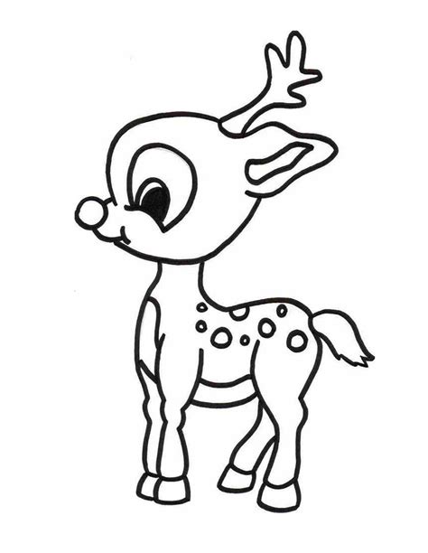 rudolph coloring pages printable